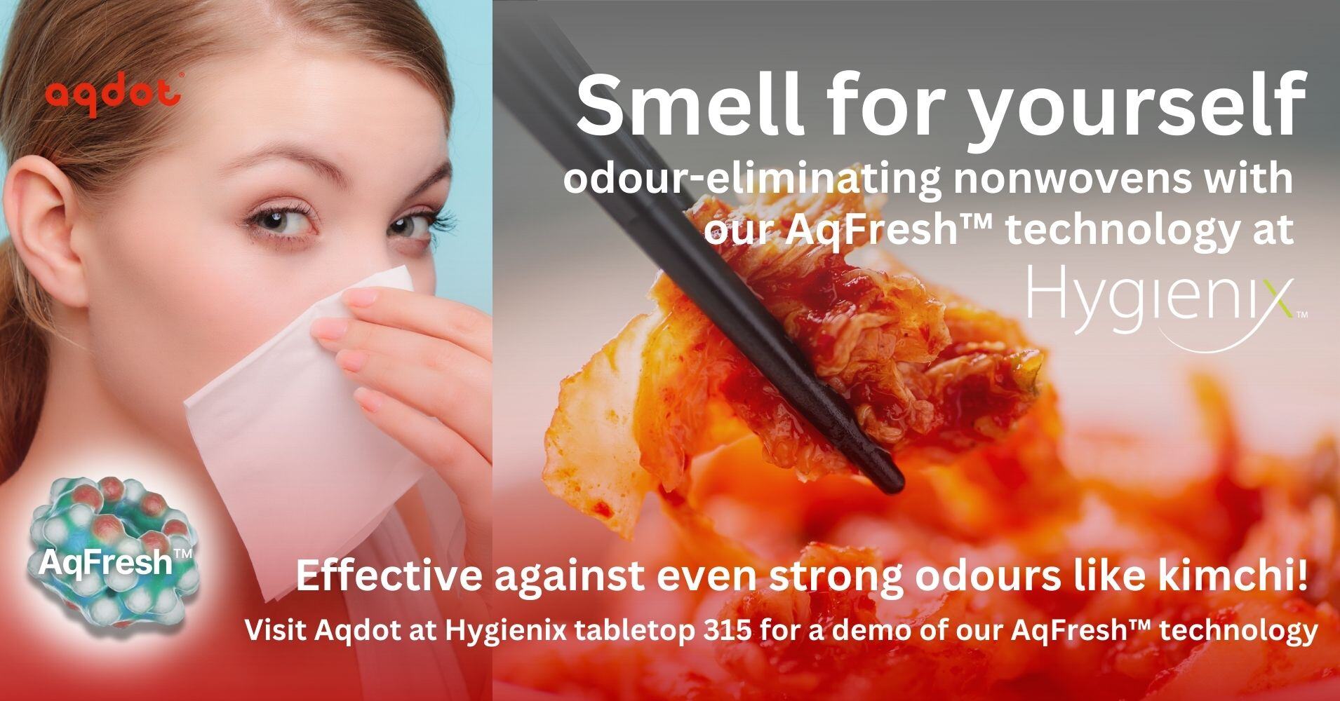 Smelling is believing - try our demo at Hygienix 2024